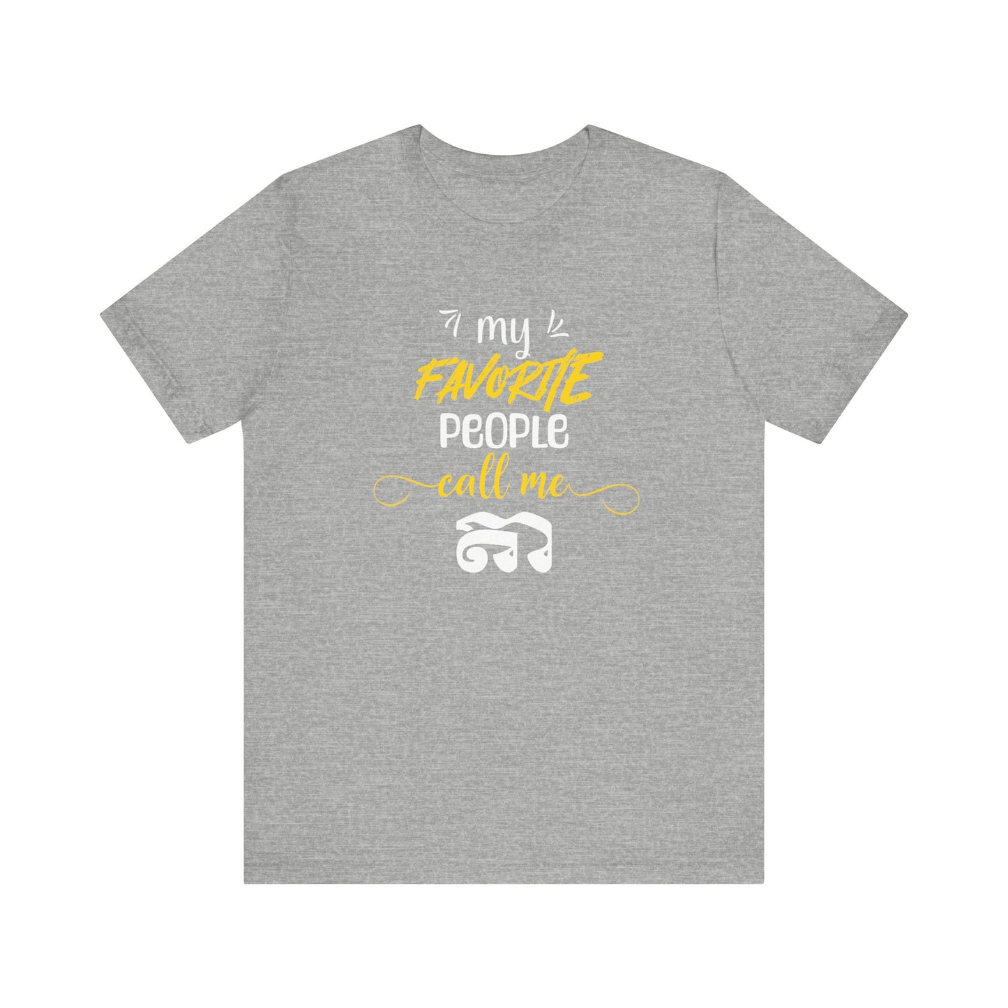 My Favorite People Call Me Grandpa | Cambodian | Unisex Jersey Cotton Tee
