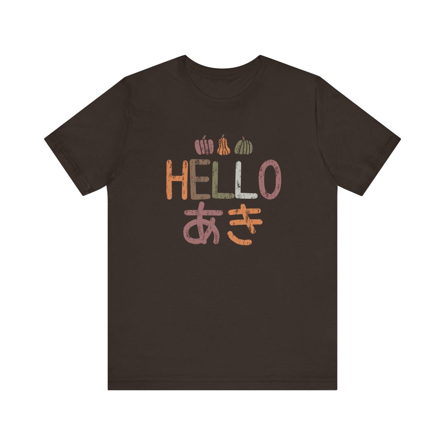 Hello, Fall (Aki) | Japanese | Unisex Short Sleeve T-Shirt
