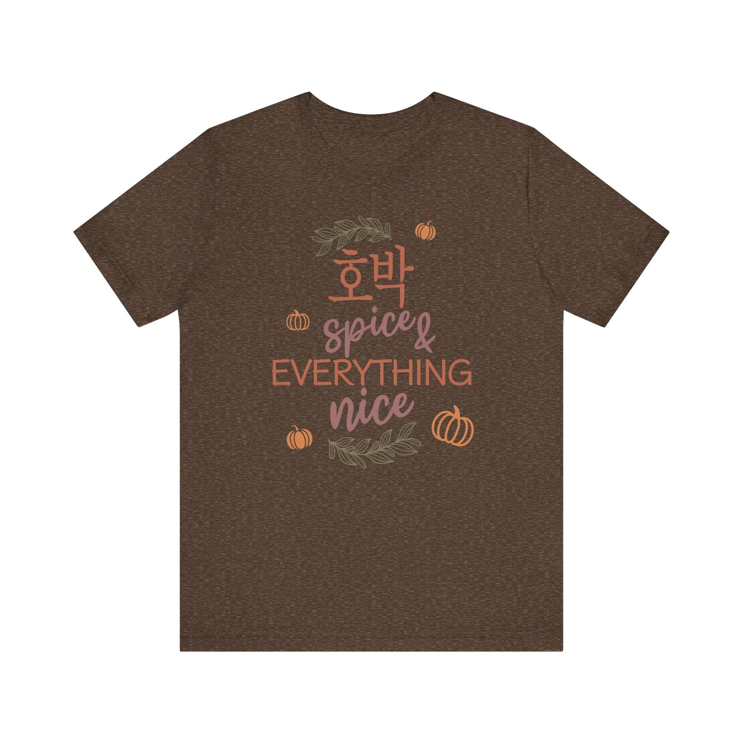 Pumpkin (Hobak) Spice & Everything Nice | Korean | Unisex Short Sleeve T-Shirt
