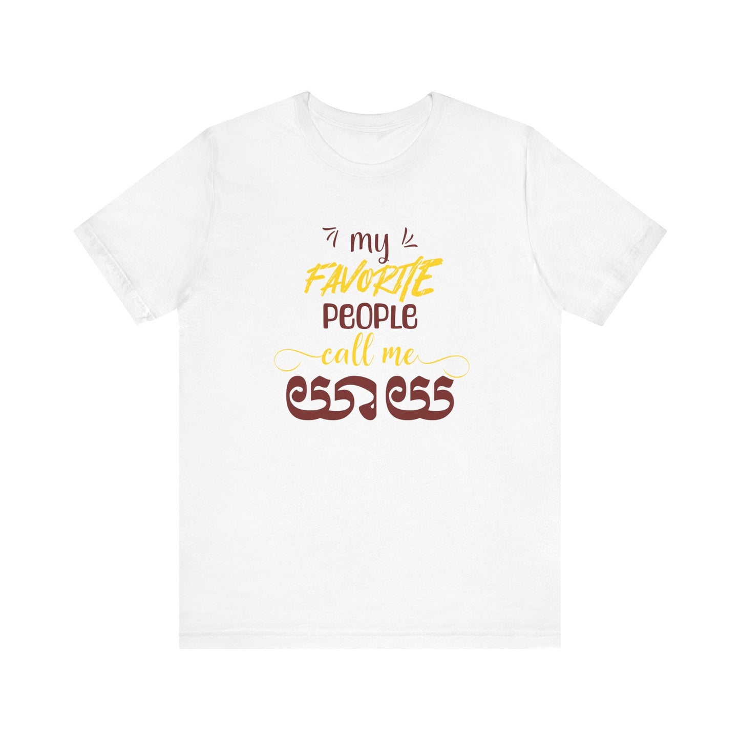 My Favorite People Call Me Grandma | Cambodian | Unisex Jersey Cotton Tee
