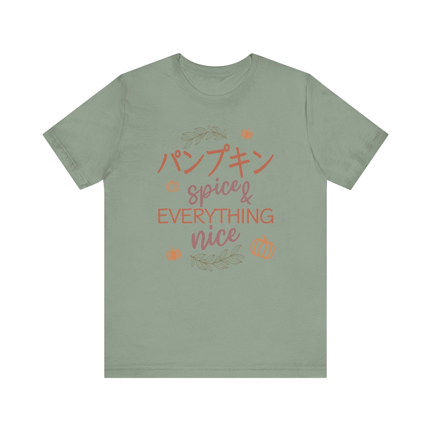 Pumpkin (Panpukin) Spice & Everything Nice | Japanese | Unisex Short Sleeve T-Shirt