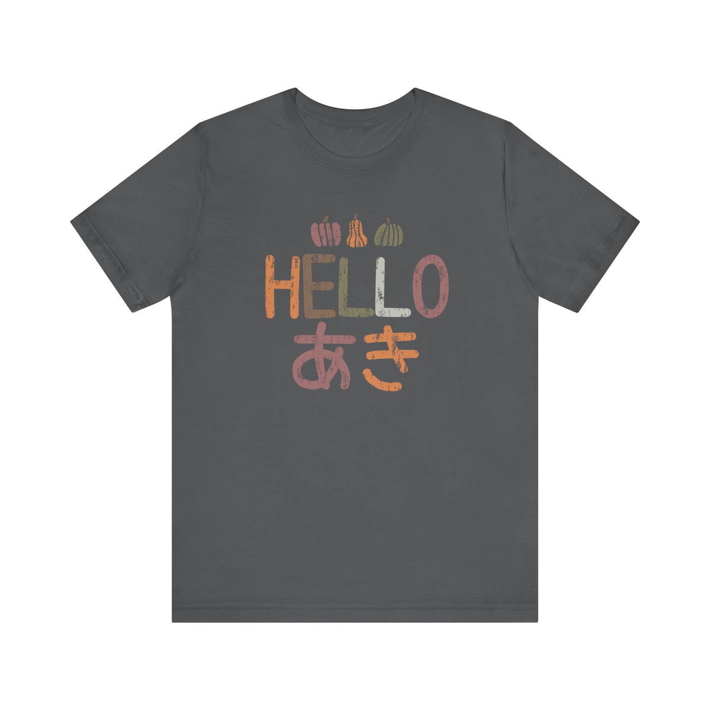 Hello, Fall (Aki) | Japanese | Unisex Short Sleeve T-Shirt