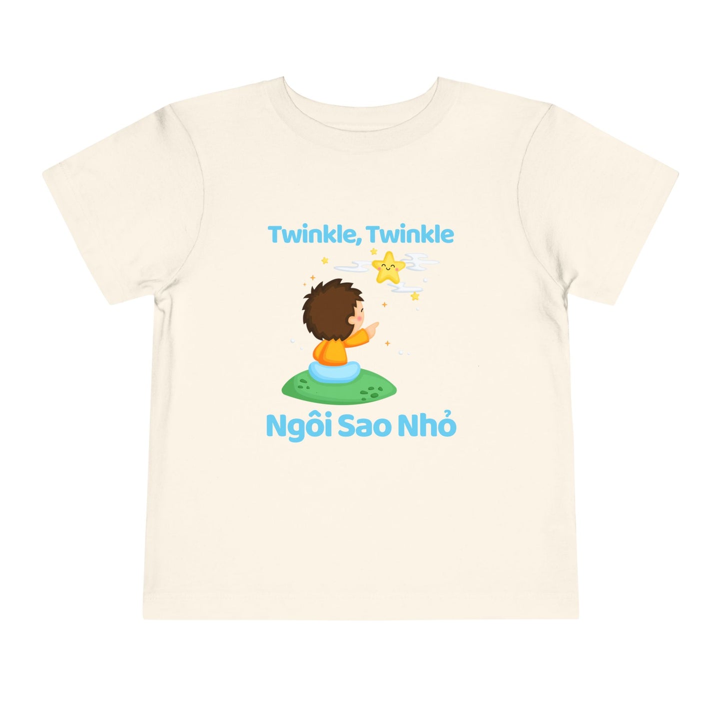 Twinkle, Twinkle Little Star (Little Boy) | Vietnamese | Toddler Short Sleeve Tee