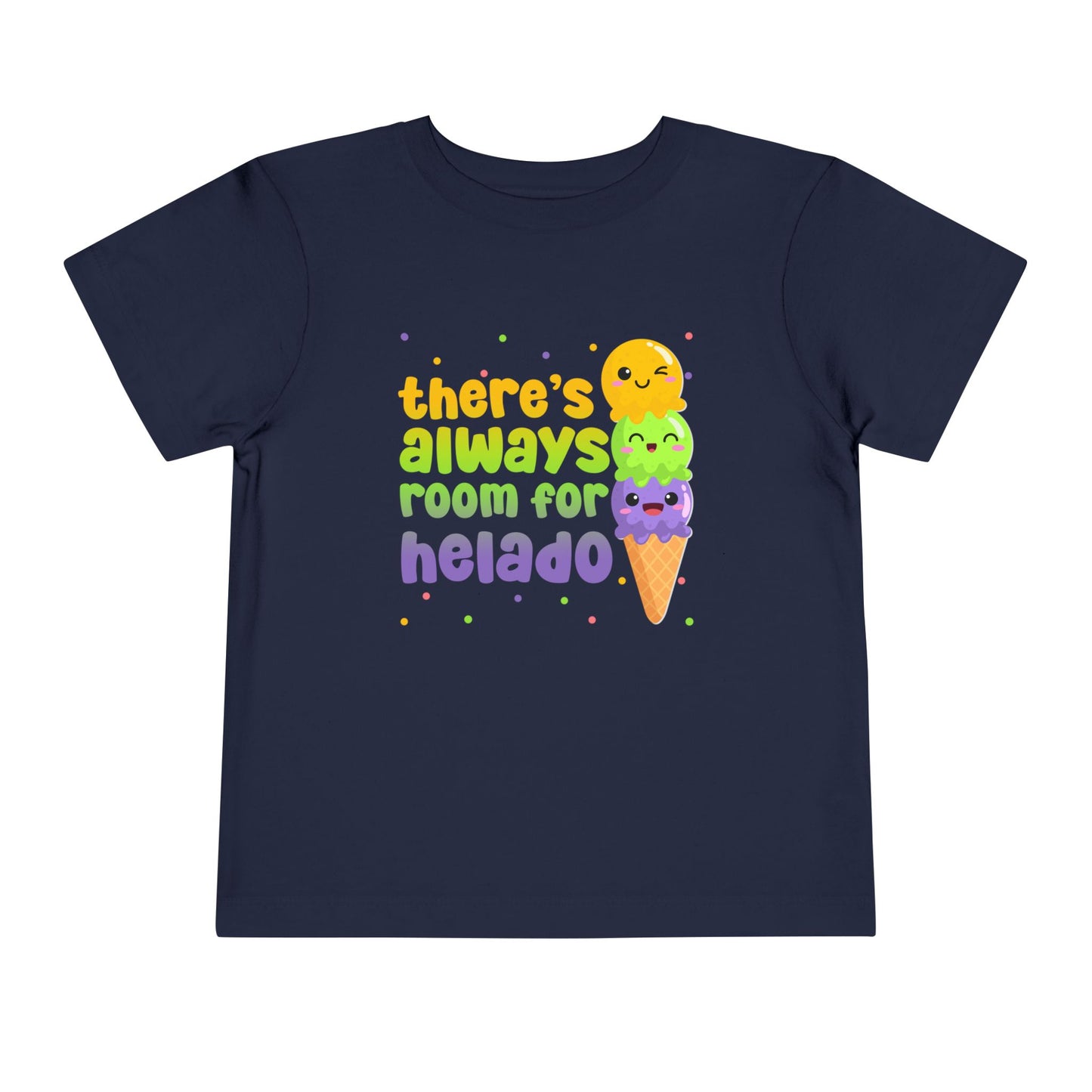 There's Always Room for Ice Cream | Spanish | Toddler Short Sleeve Tee