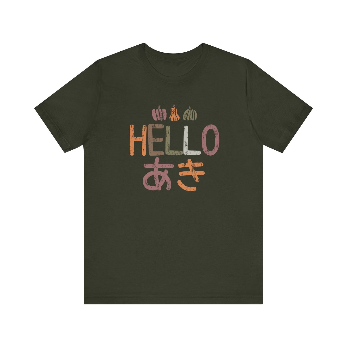 Hello, Fall (Aki) | Japanese | Unisex Short Sleeve T-Shirt