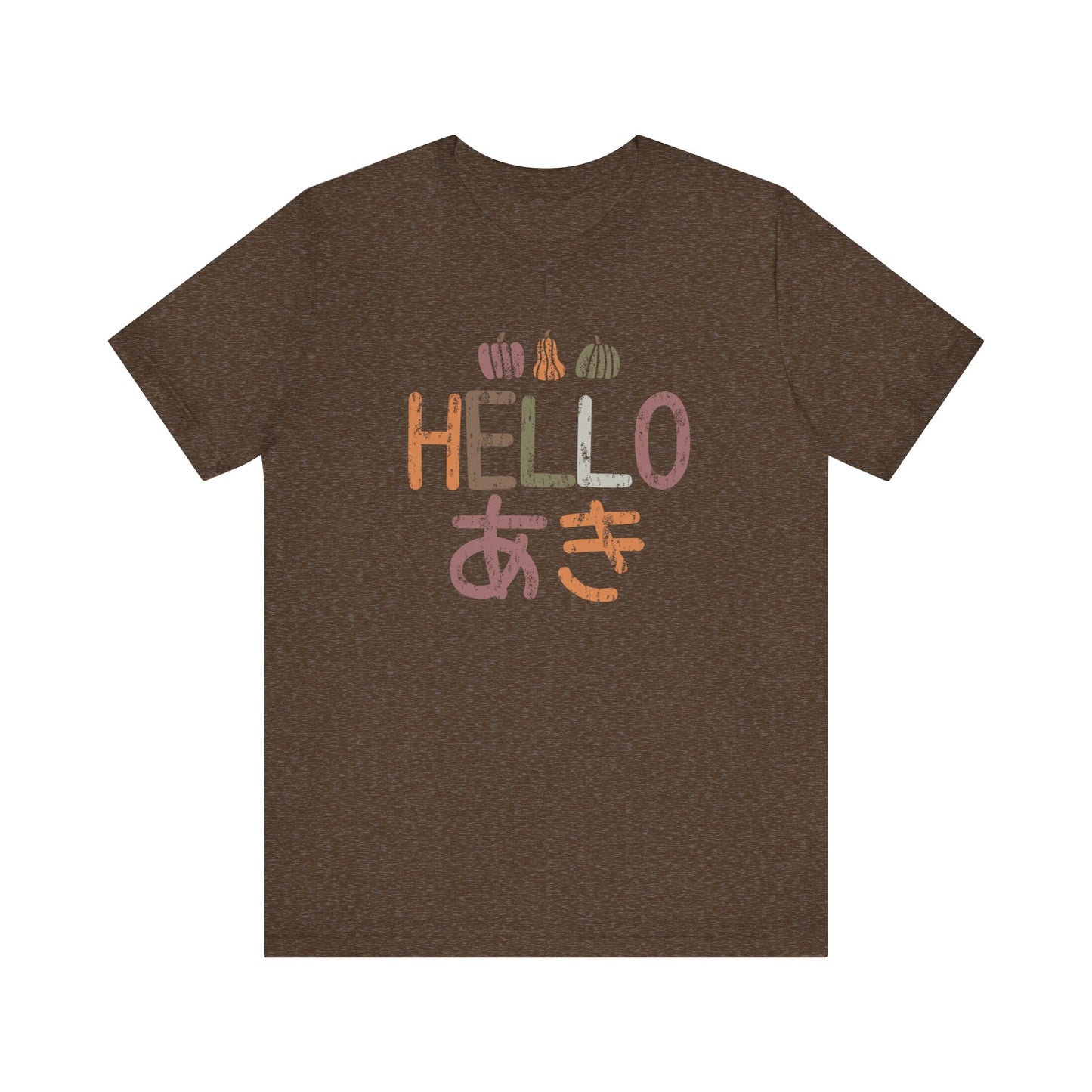 Hello, Fall (Aki) | Japanese | Unisex Short Sleeve T-Shirt