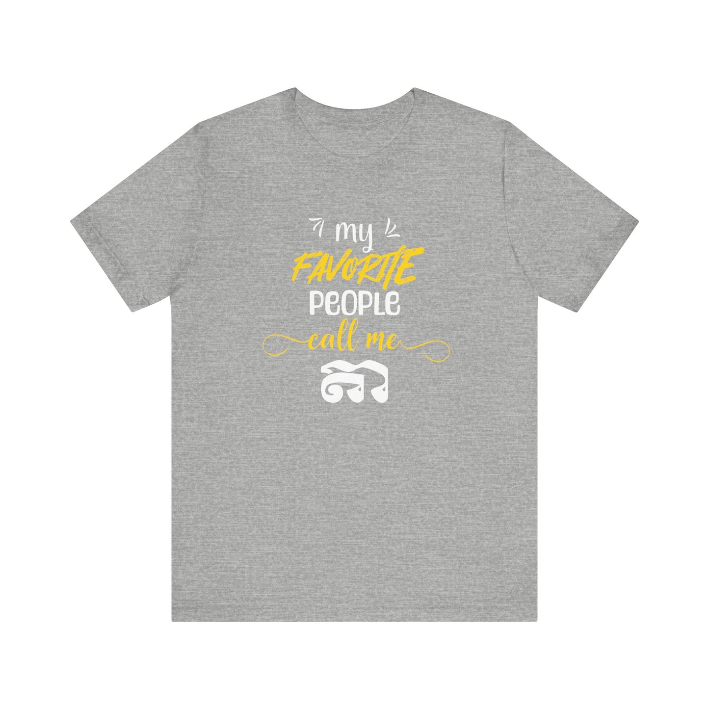 My Favorite People Call Me Grandpa | Cambodian | Unisex Jersey Cotton Tee