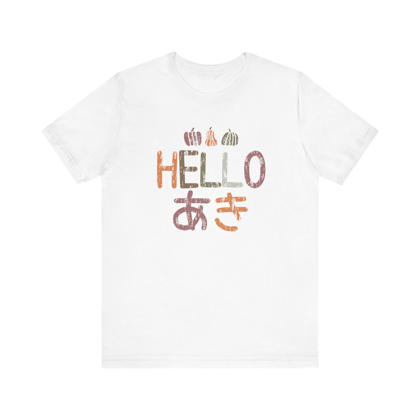 Hello, Fall (Aki) | Japanese | Unisex Short Sleeve T-Shirt