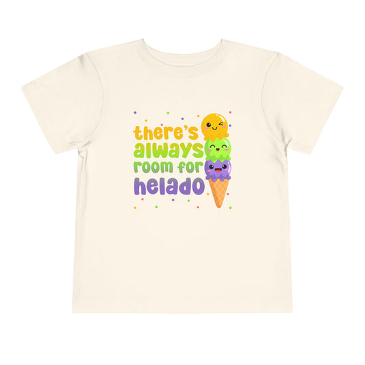 There's Always Room for Ice Cream | Spanish | Toddler Short Sleeve Tee