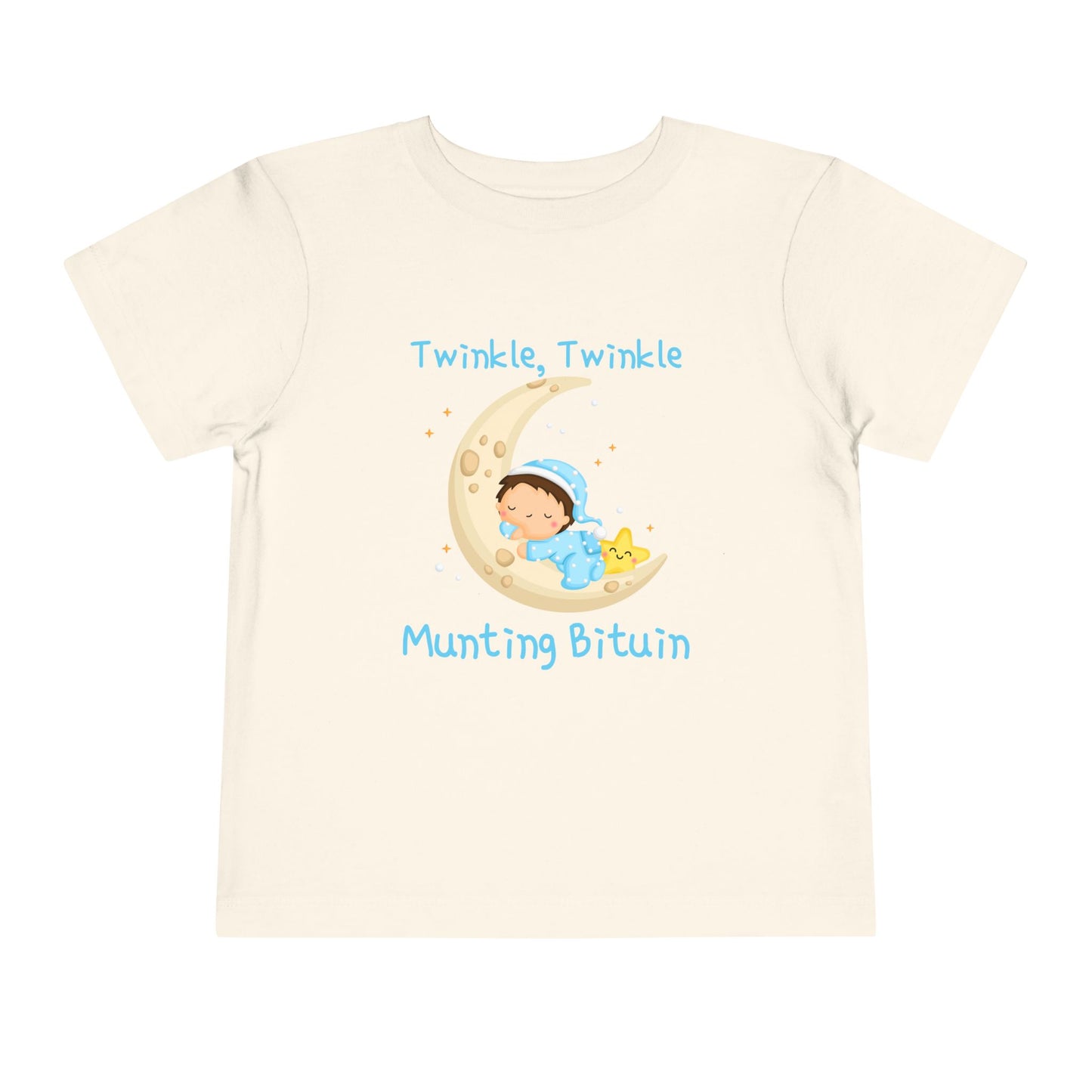 Twinkle, Twinkle Little Star (Crescent Moon) | Filipino | Toddler Short Sleeve Tee