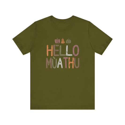 Hello, Fall (Mua Thu) | Vietnamese | Unisex Short Sleeve T-Shirt