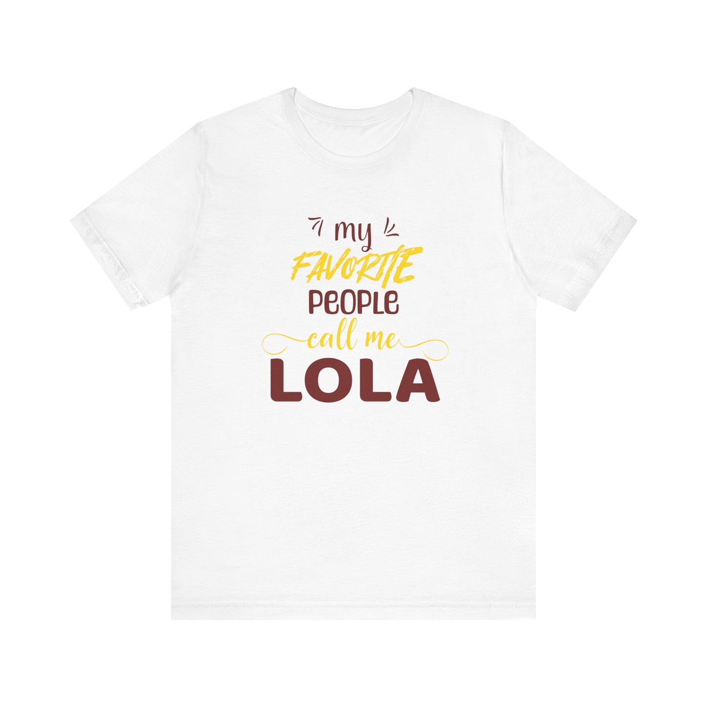 My Favorite People Call Me Grandma | Filipino | Unisex Jersey Cotton Tee