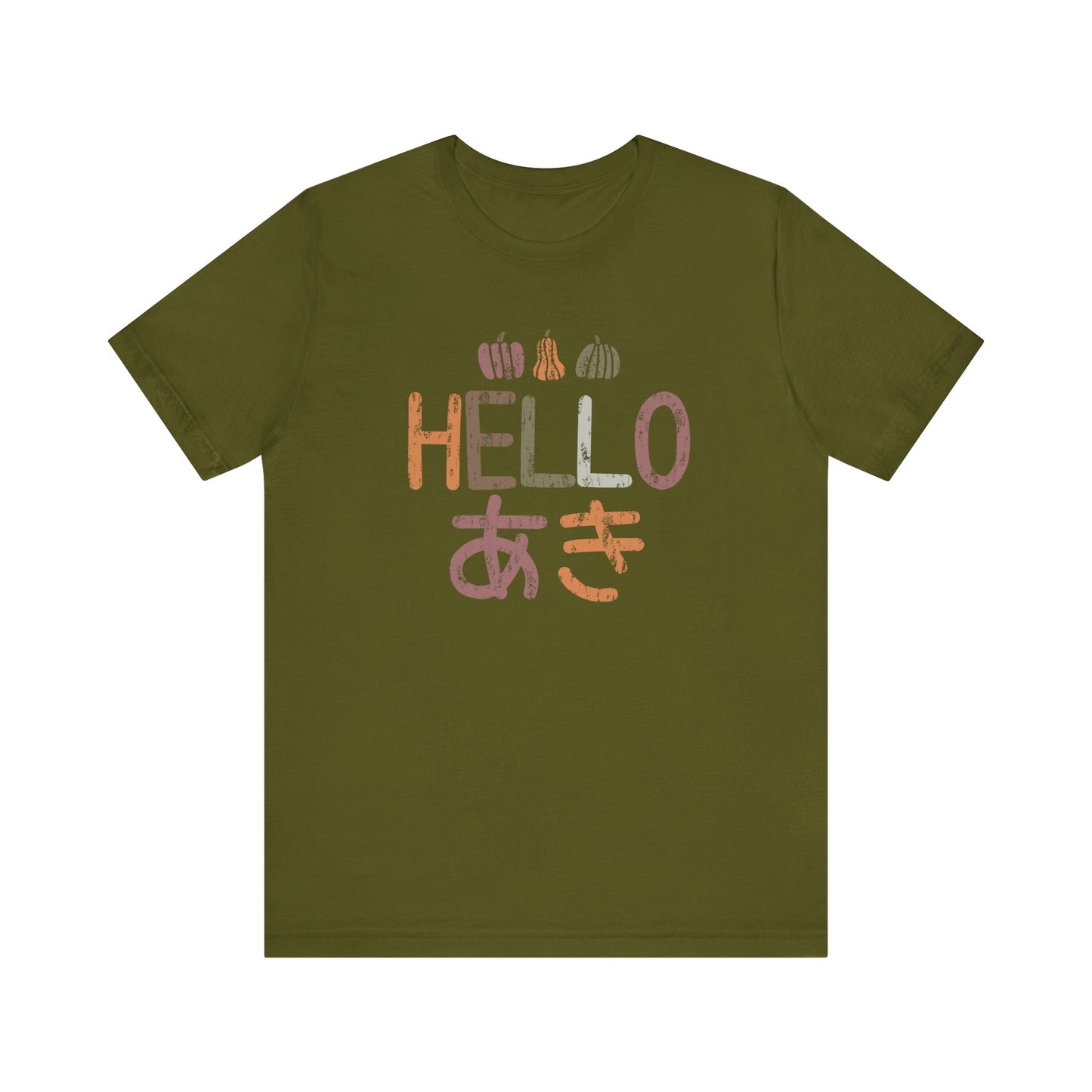 Hello, Fall (Aki) | Japanese | Unisex Short Sleeve T-Shirt