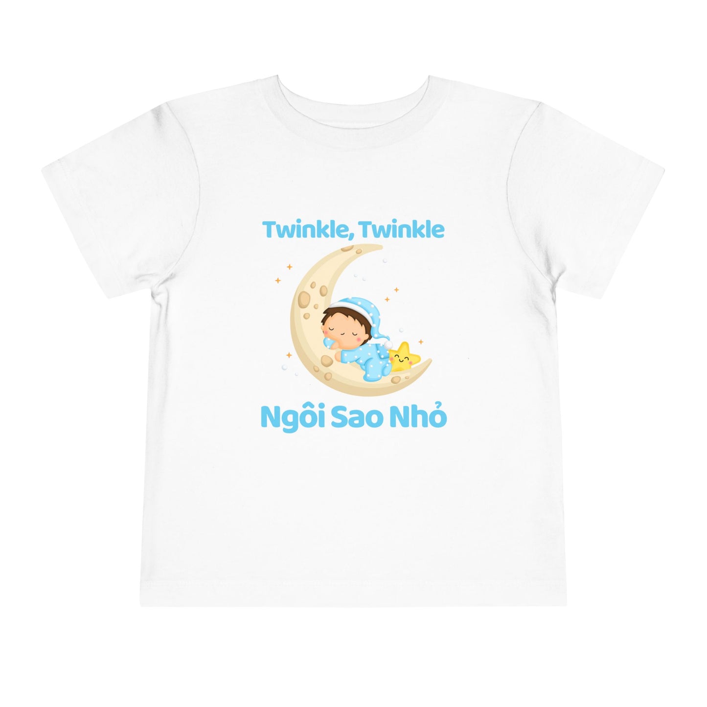 Twinkle, Twinkle Little Star (Crescent Moon) | Vietnamese | Toddler Short Sleeve Tee