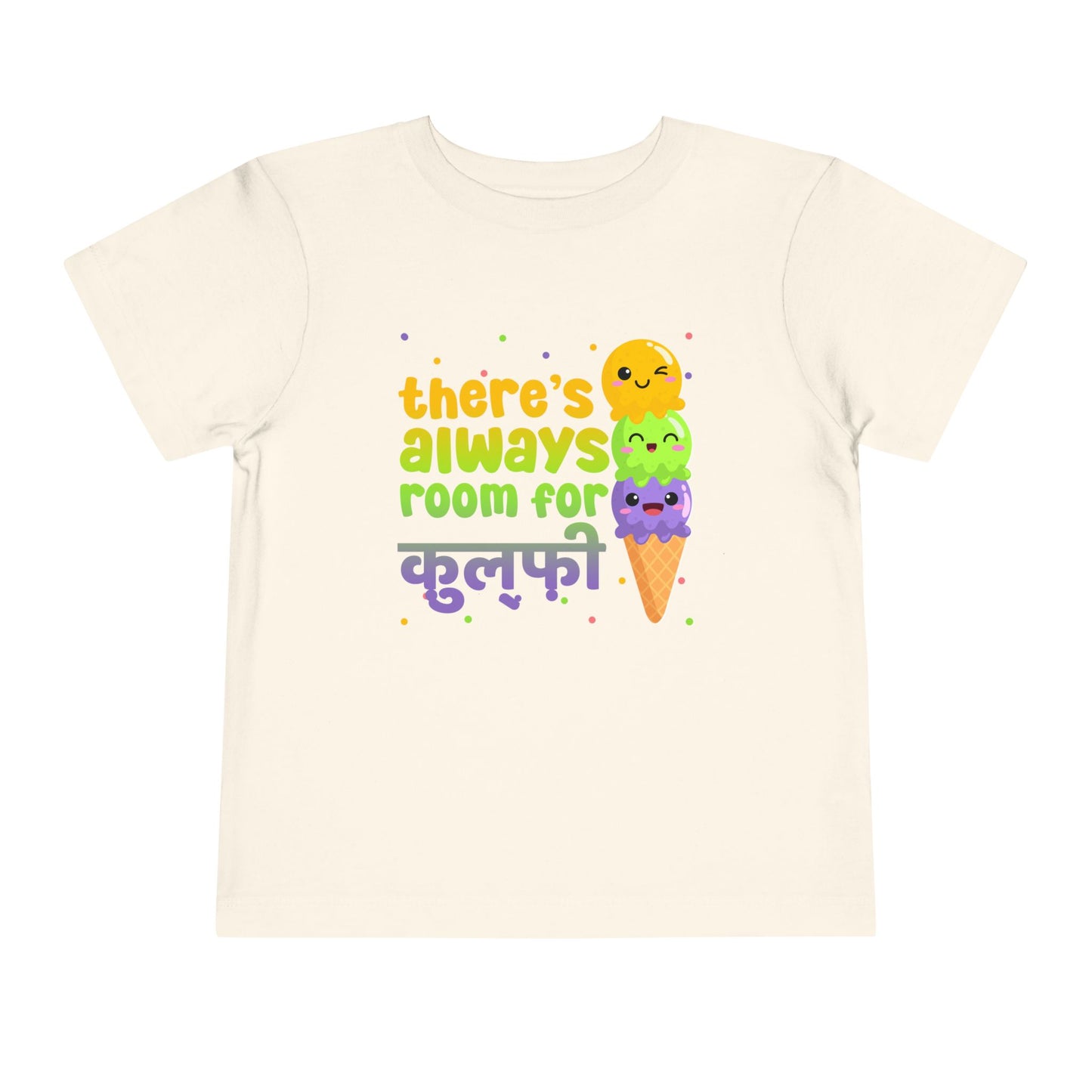 There's Always Room for Ice Cream | Indian | Toddler Short Sleeve Tee